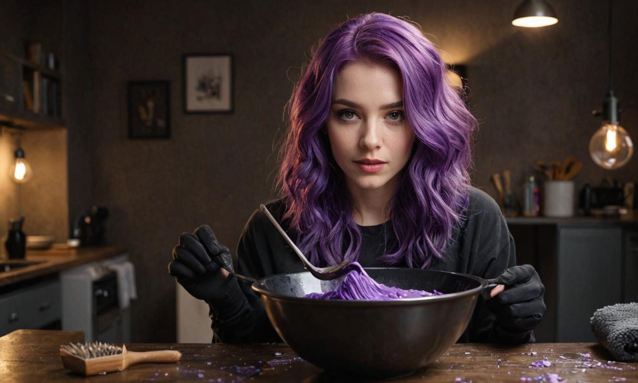 Cea mai bună vopsea de păr violet